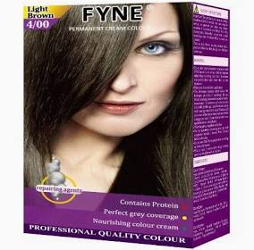 Fyne Permanent Light Brown Hair Dye 4.2 Oz