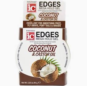 Fantasia Ic Coconut Oil Edges Gel 2.25 Oz