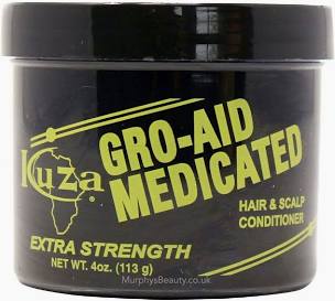 Kuza Gro-aid Medicated Extra Strength 4 Oz