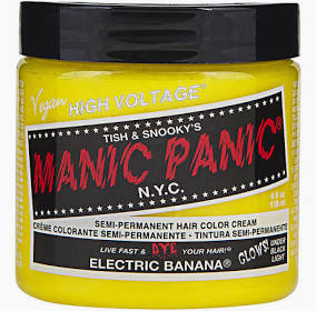 Manic Panic Semi Permanent Hair Dye Electric Banana 4 Oz