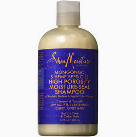 Shea Moisture Mongongo & Hemp Seed Oils High Porosity Moisture-Seal Shampoo  13 Oz