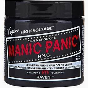 Manic Panic Semi Permanent Hair Dye Raven 4 Oz