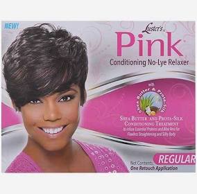 Luster's Pink Conditioning No-lye Relaxer Kit For Straightening Hair Regular