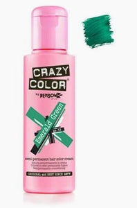 Crazy Color Semi Permanent Hair Dye Emerald Green 4 Oz