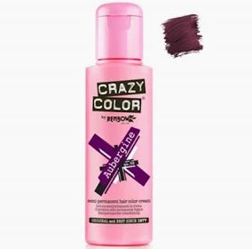 Crazy Color Semi Permanent Hair Dye Aubergine 4 Oz