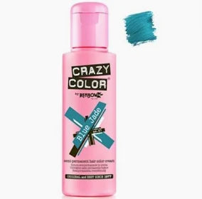 Crazy Color Semi Permanent Hair Dye Blue Jade 4 Oz