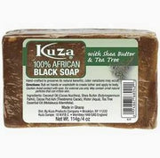 Kuza African Black Soap Tea Tree 4 Oz