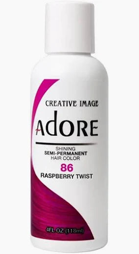 Adore Shining Semi Permanent 86 Raspberry Twist Hair Dye 4 Oz