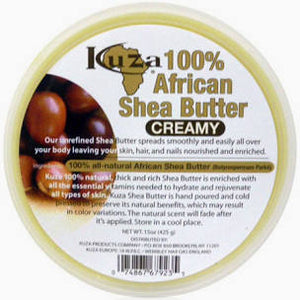 Kuza African Shea White Creamy 15 Oz