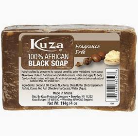 Kuza African Black Soap Lavender 4 Oz