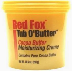 Red Fox Tub O'butter Cocoa Moisturizing Creme 10.5 Oz