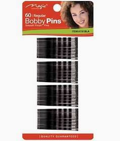 Magic Collection Black Bobby Pins 60pcs