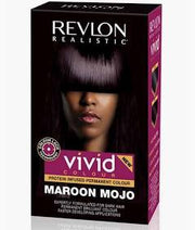 Revlon Realistic Permanent Hair Colour Maroon Mojo - Vivid Colour 250g