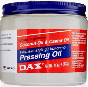 Dax Coconut Oil And Castor Oil Premium Styling Pressing Oil 14 Oz