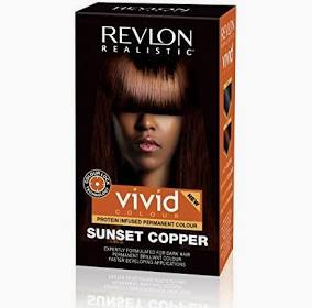 Revlon Realistic Permanent Hair Colour Sunset Copper - Vivid Colour 250g