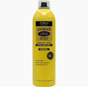 Ebin New York Wonder Lace Bond Adhesive Spray Extra Mega Hold Original 10.58 Oz