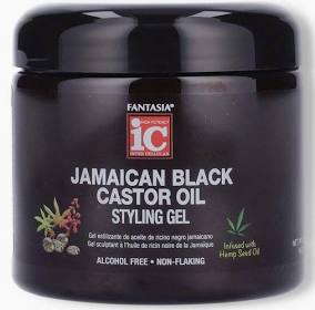 Fantasia Ic Black Castor Oil Gel 16 Oz