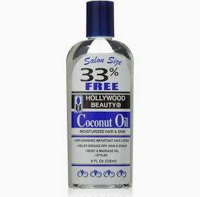 Hollywood Beauty New Coconut Oil 8 Oz