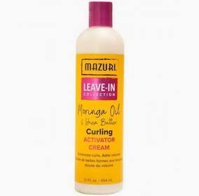 Mazuri Leave In Collection Moringa Oil & Shea Butter Curling Activator Cream