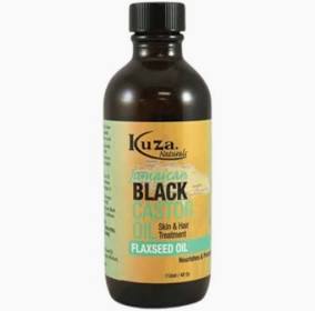 Kuza Jamaican Black Castor Oil Flaxseed Oil 4 Oz