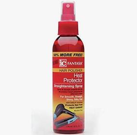 Fantasia Ic Hair Polisher Heat Protector Straightening Spray 6 Oz