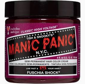 Manic Panic Semi Permanent Hair Dye Fuschia Shock 4 Oz