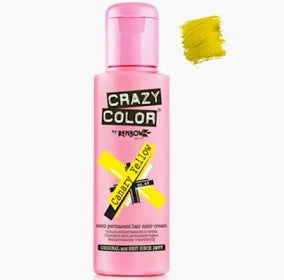 Crazy Color Semi Permanent Hair Dye Canary Yellow 4 Oz