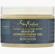 Shea Moisture Jojoba Oil & Ucuuba Butter Braid-up Conditioning Gel 12 Oz