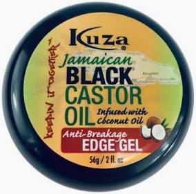 Kuza Jamaican Black Castor Oil Edge Gel 2 Oz