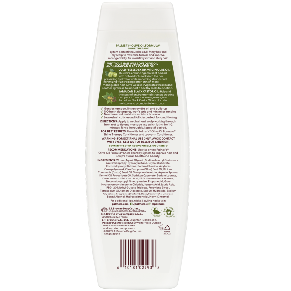 Palmer's Olive Oil Formula with Vitamin E Shine Therapy Shampoo 13 Oz