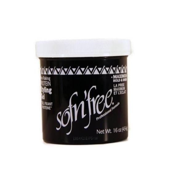 Sof N Free Gel Protein Black 16 Oz