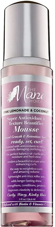 The Mane Choice Conditioner Pink Lemonade & Coconut Super Antioxidant Mousse 8oz