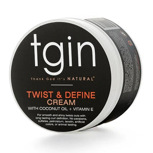 TGIN Twist & Define Cream with Coconut Oil + Vitamin E - 12 Oz