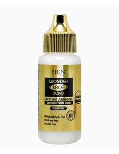 Ebin New York Wonder Lace Bond Lace Wig Adhesive Extreme Firm Hold Sensitive  34ml